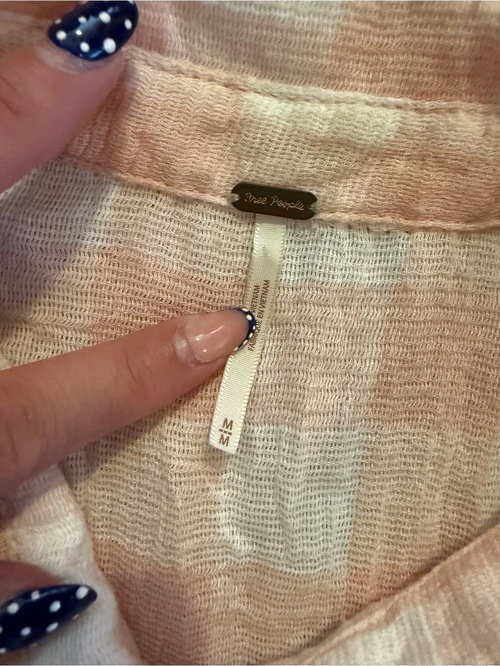 Free People Hey There pink button up collar tank